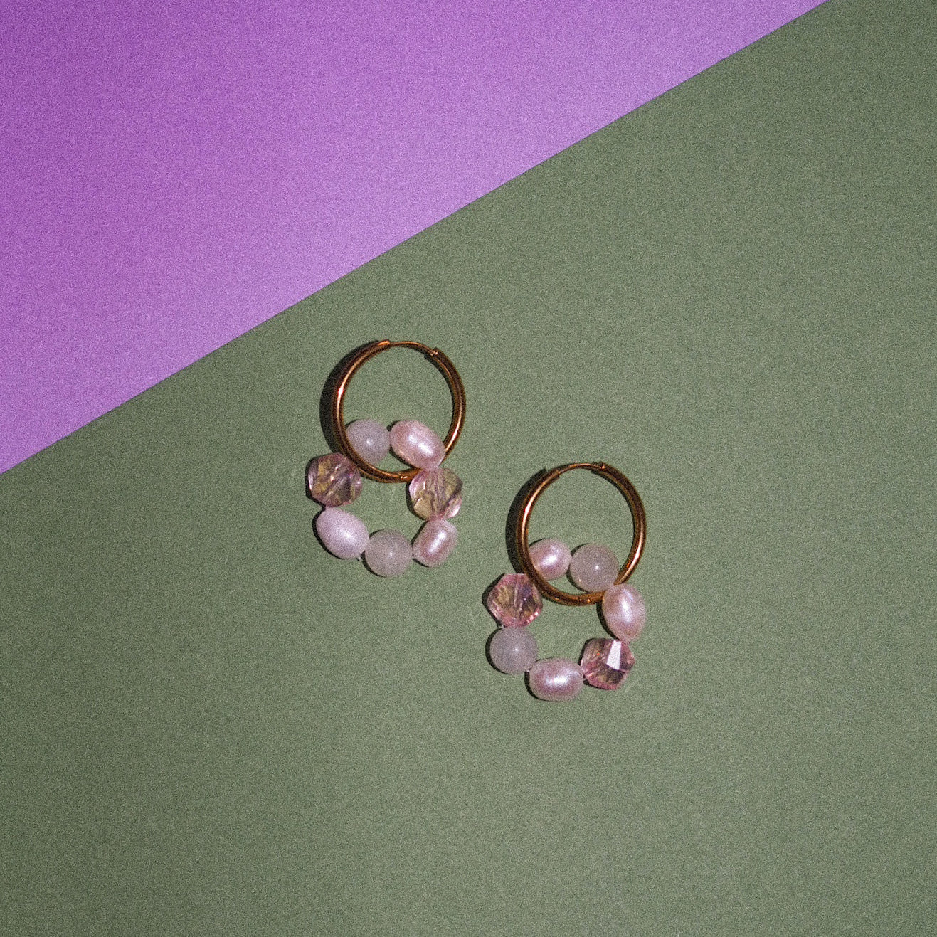 Maanantaimalli x MON studio - Big pearls (kulta)