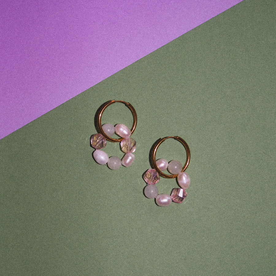 Maanantaimalli x MON studio - Big pearls (kulta)