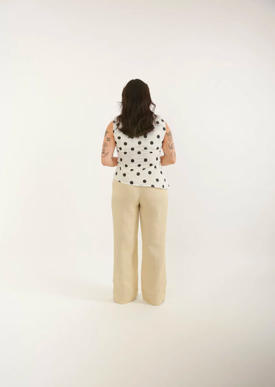 Soft Linen Pant - Sand