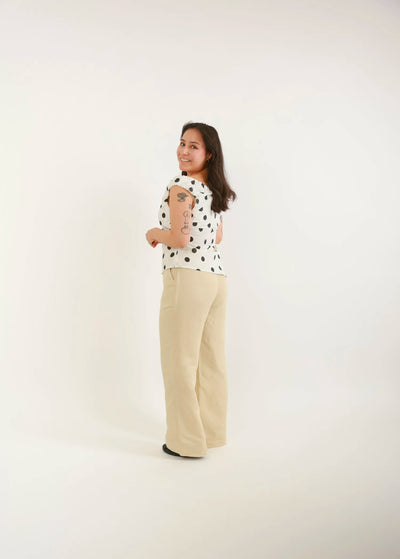 Soft Linen Pant - Sand