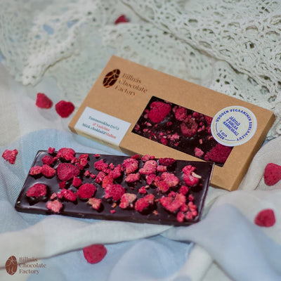 Tummasuklaa & Vadelma