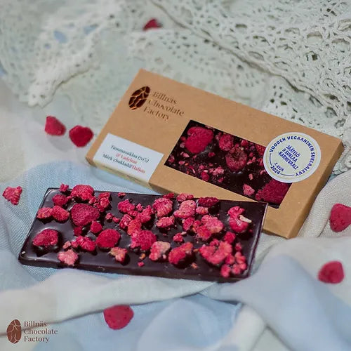 Tummasuklaa & Vadelma