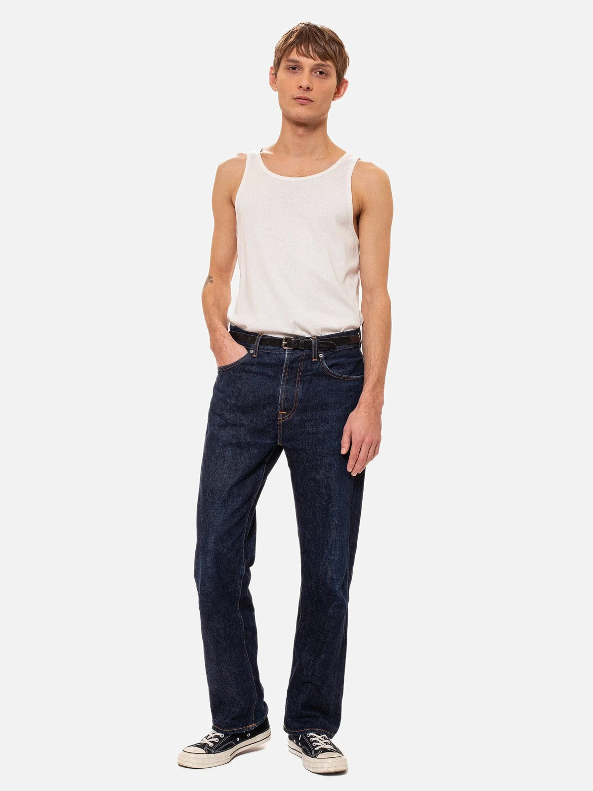 Tank Top Nudie Jeans Offwhite