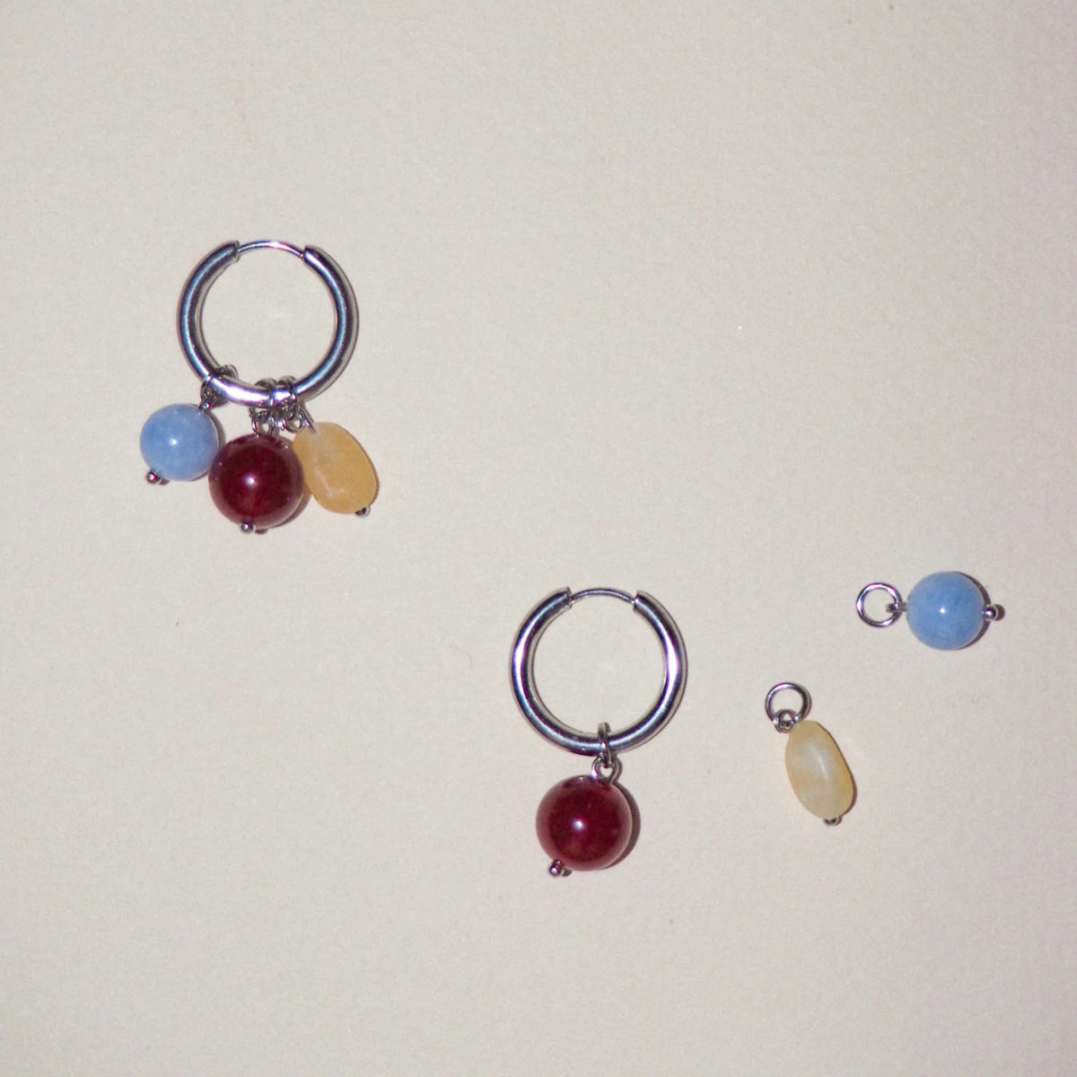 3-in-1 - Butter yellow/baby blue/red