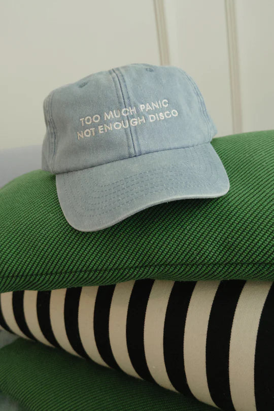 Too Much Panic, Not Enough Disco - Light Denim / Off White