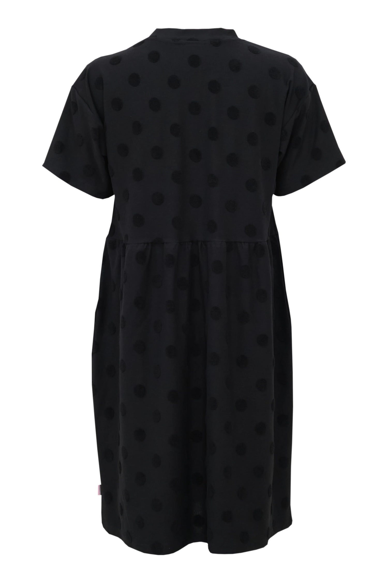 Ilta Dress - Black Big Dot