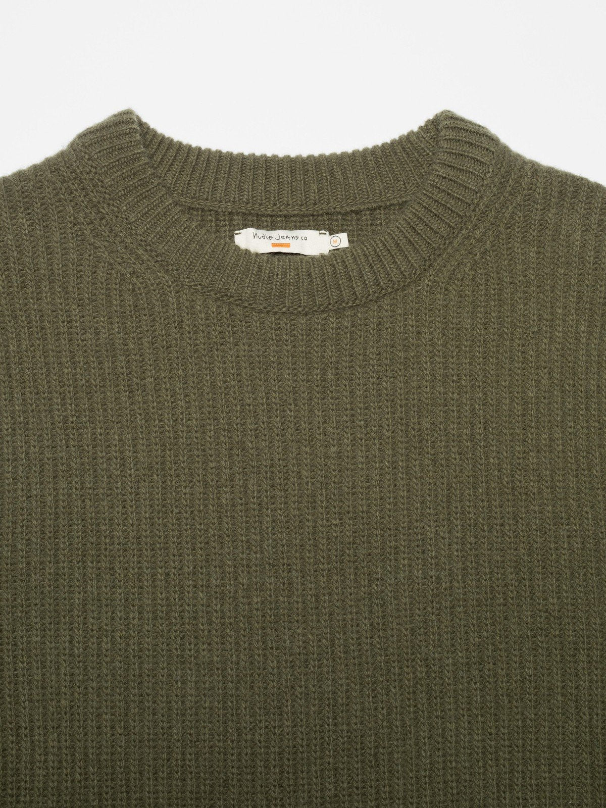 August Rib Wool Sweater - Olive