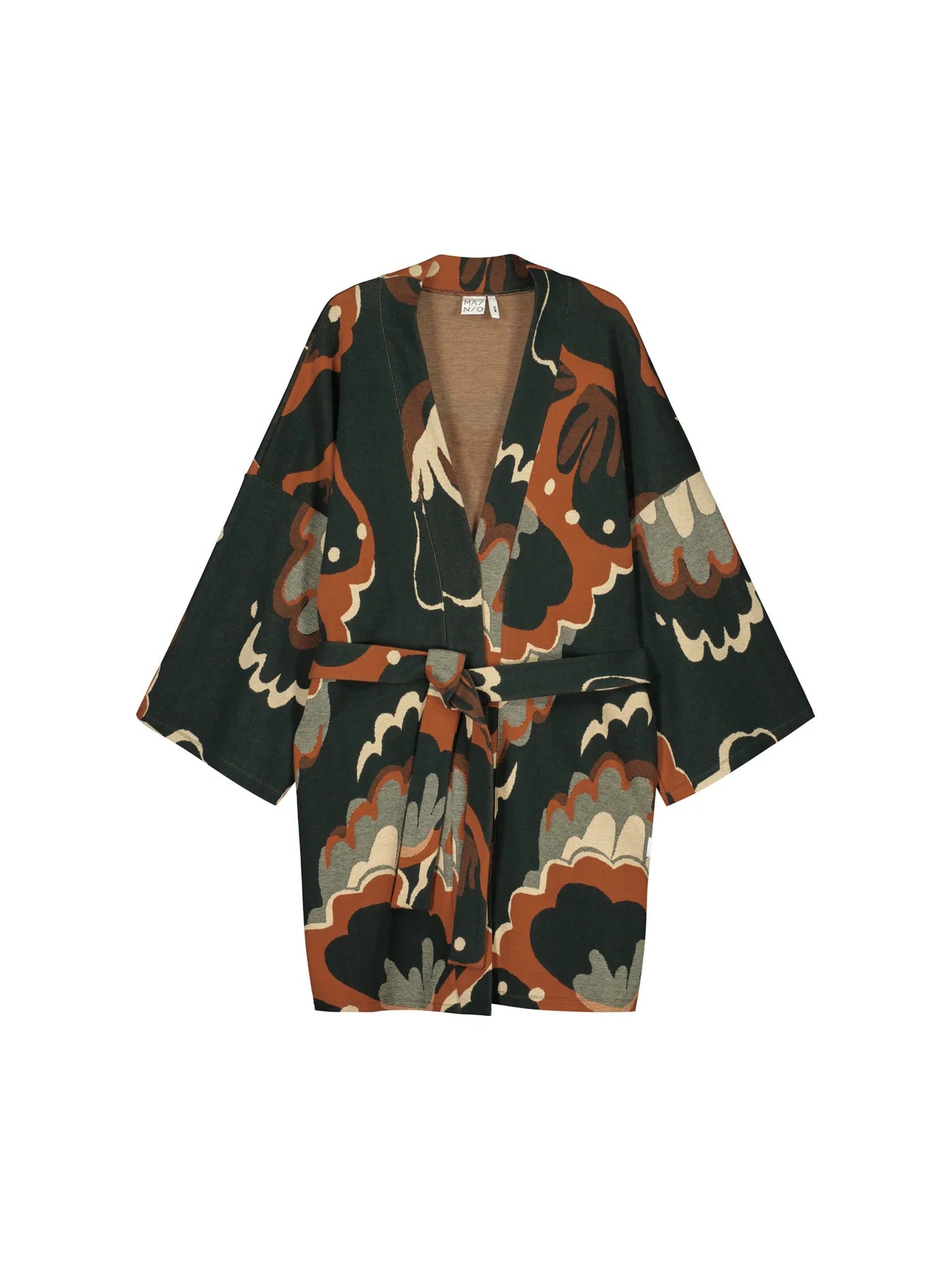 Seashell Jacquard Kimono Jacket