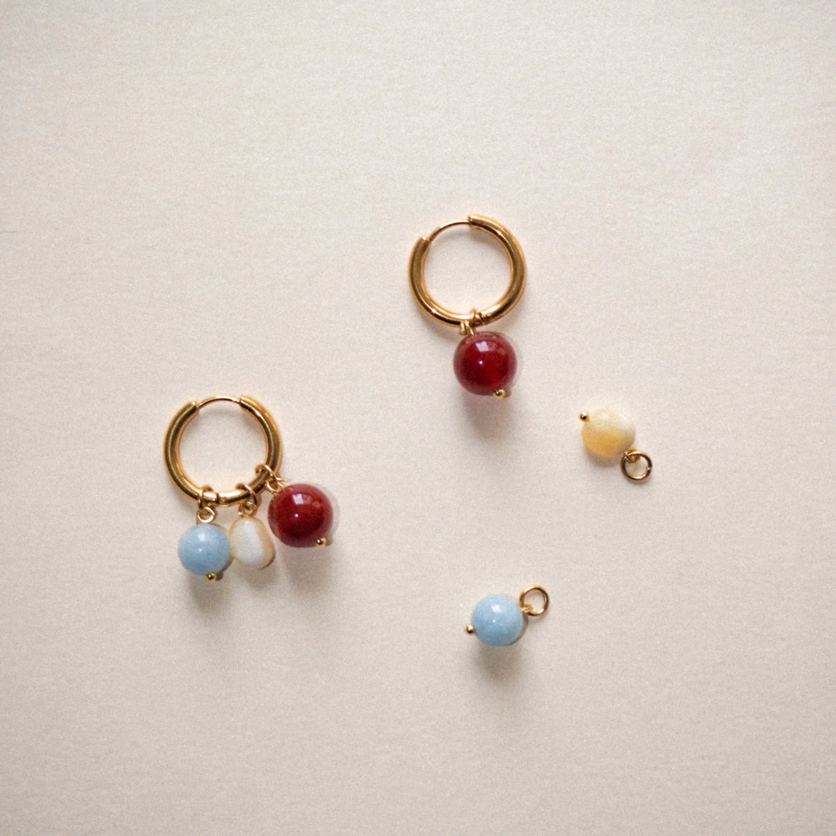 3-in-1 - Butter yellow/baby blue/red