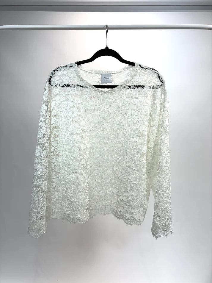 Relaxed Lace Long Sleeve - Soft Hug