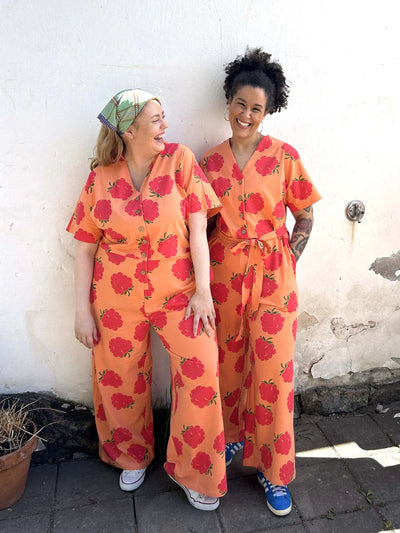 Raspberry Jumpsuit