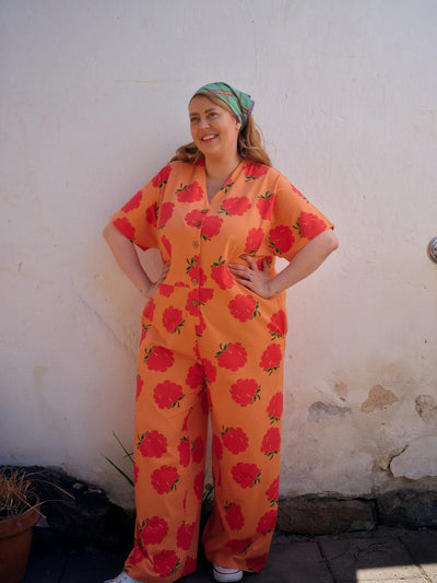 Raspberry Jumpsuit