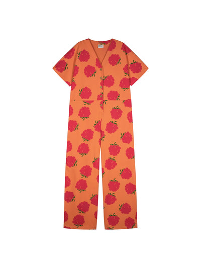 Raspberry Jumpsuit