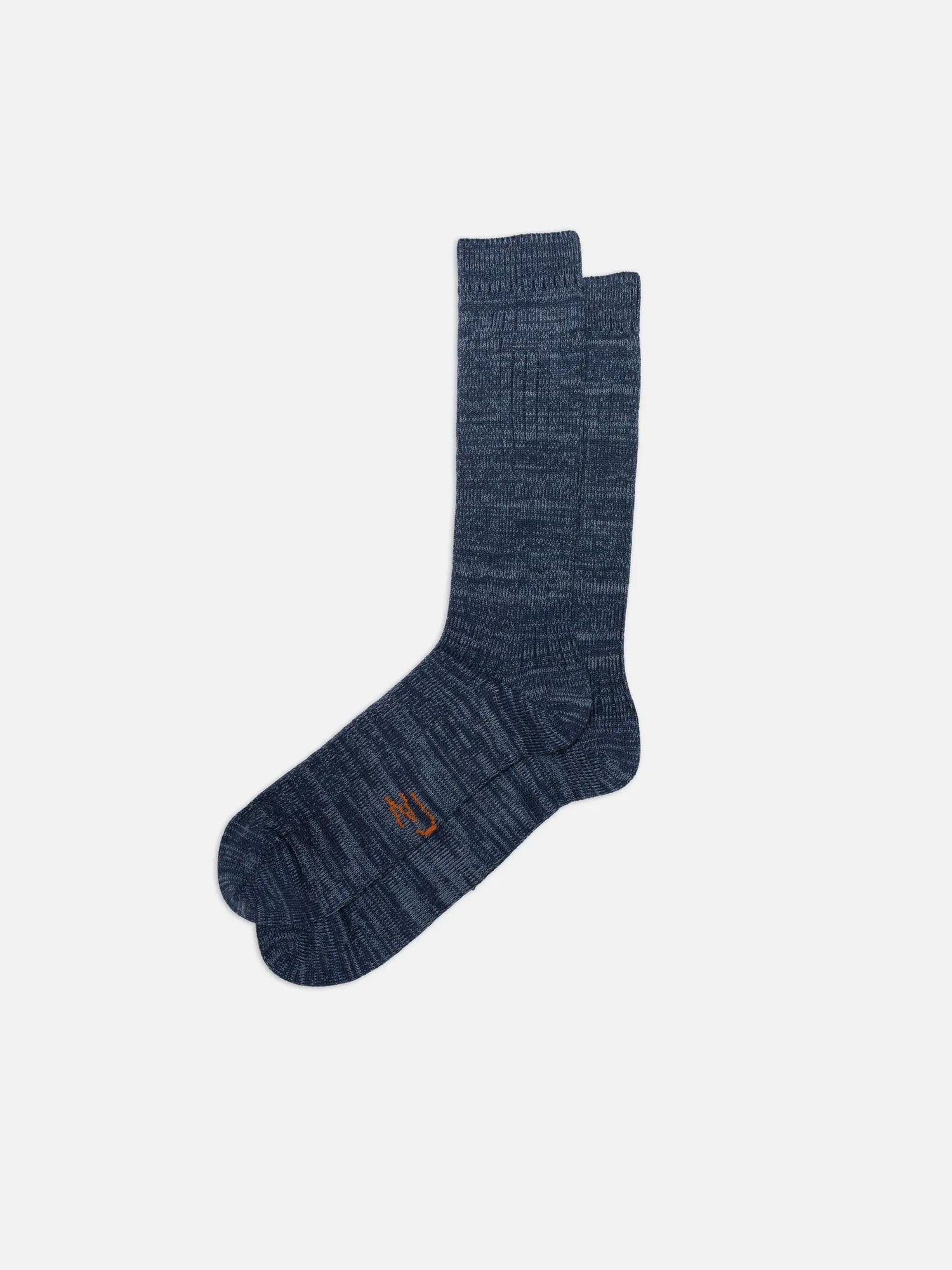 Rasmusson Mens Rib Sock Dark Blue