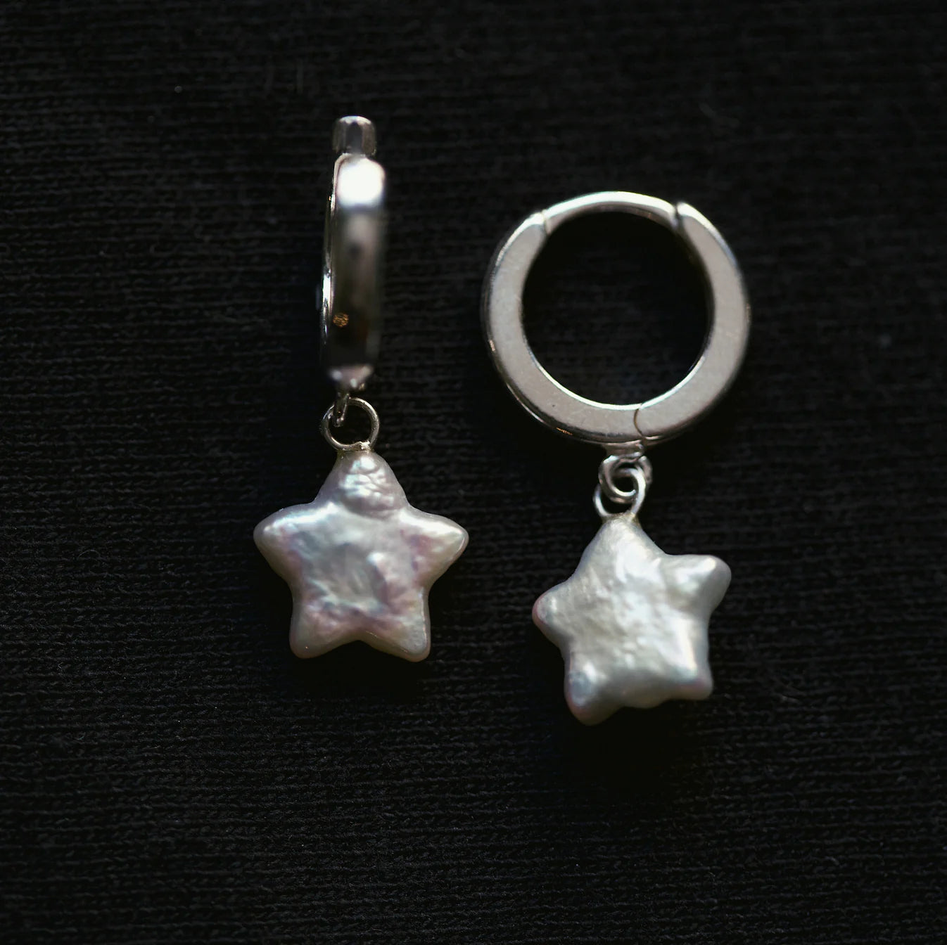 Pearl Star Earrings