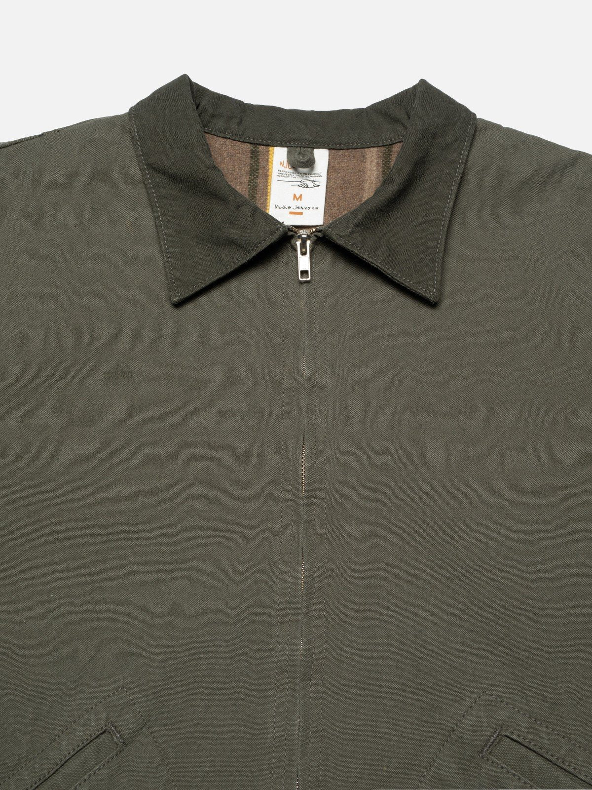 Blake Zip Jacket Canvas - Green