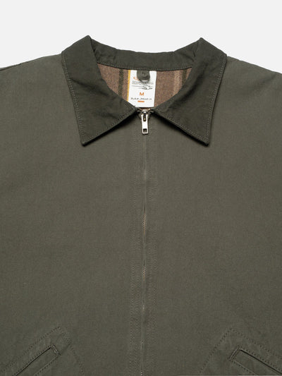 Blake Zip Jacket Canvas - Green