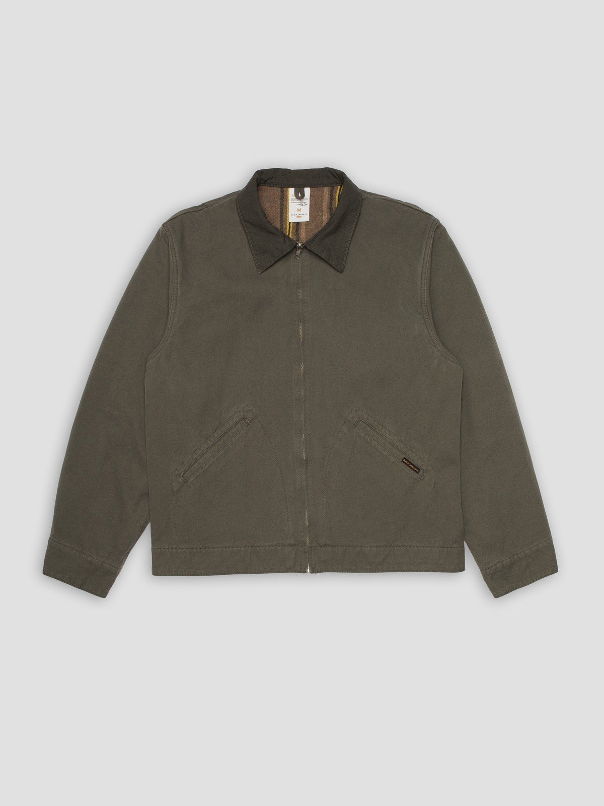 Blake Zip Jacket Canvas - Green