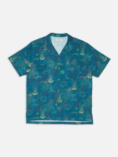 Arvid Hawaii Shirt Deep Sea