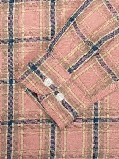 Julian Worker Shirt Checked - Pink