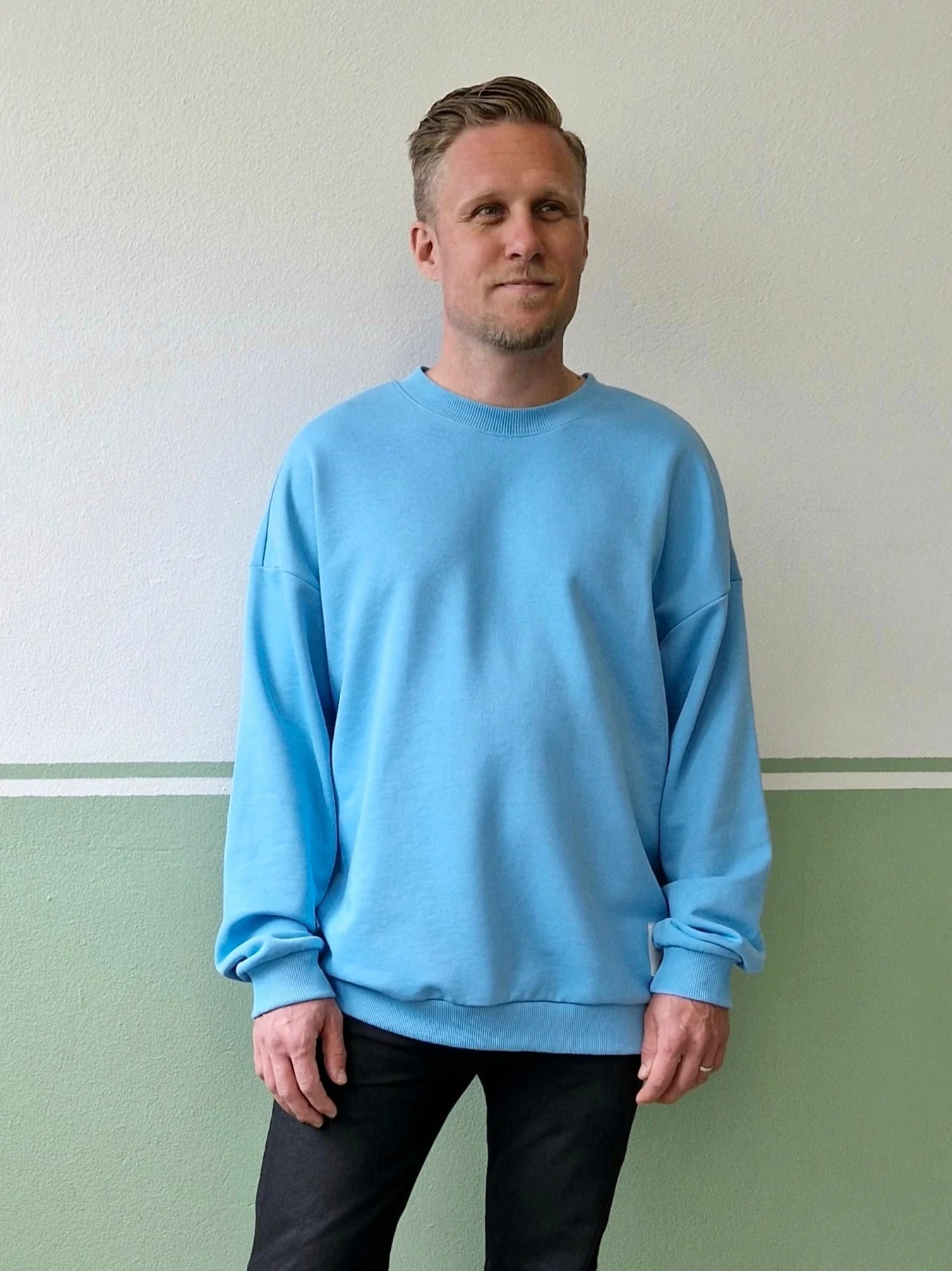 Superpower Sweatshirt - Dusty Blue