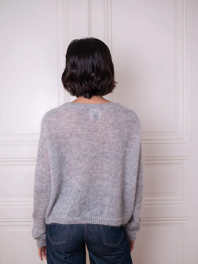 Cardigan O - Grey Day