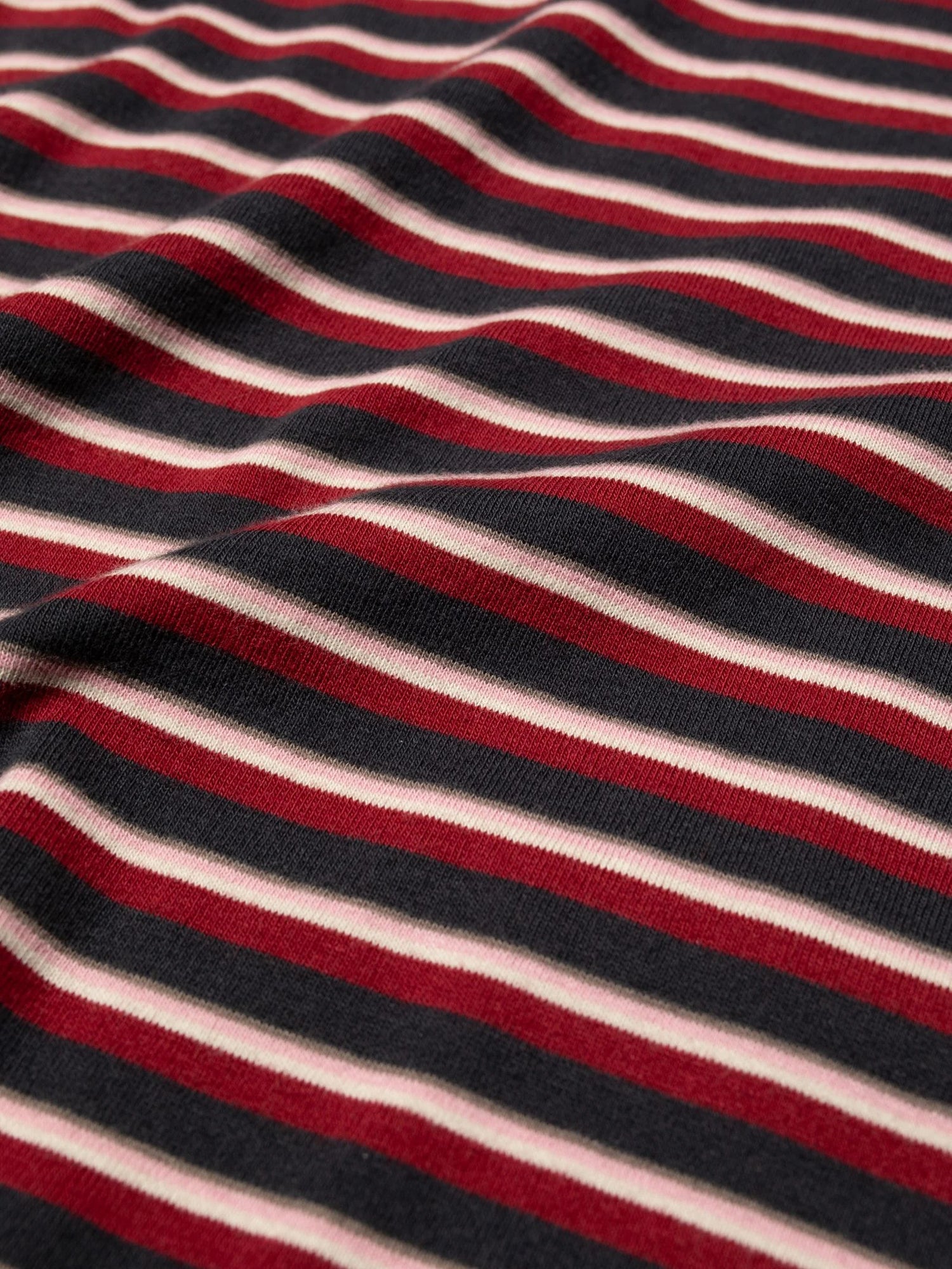 Jessy LS T-Shirt -Striped Rib Multi