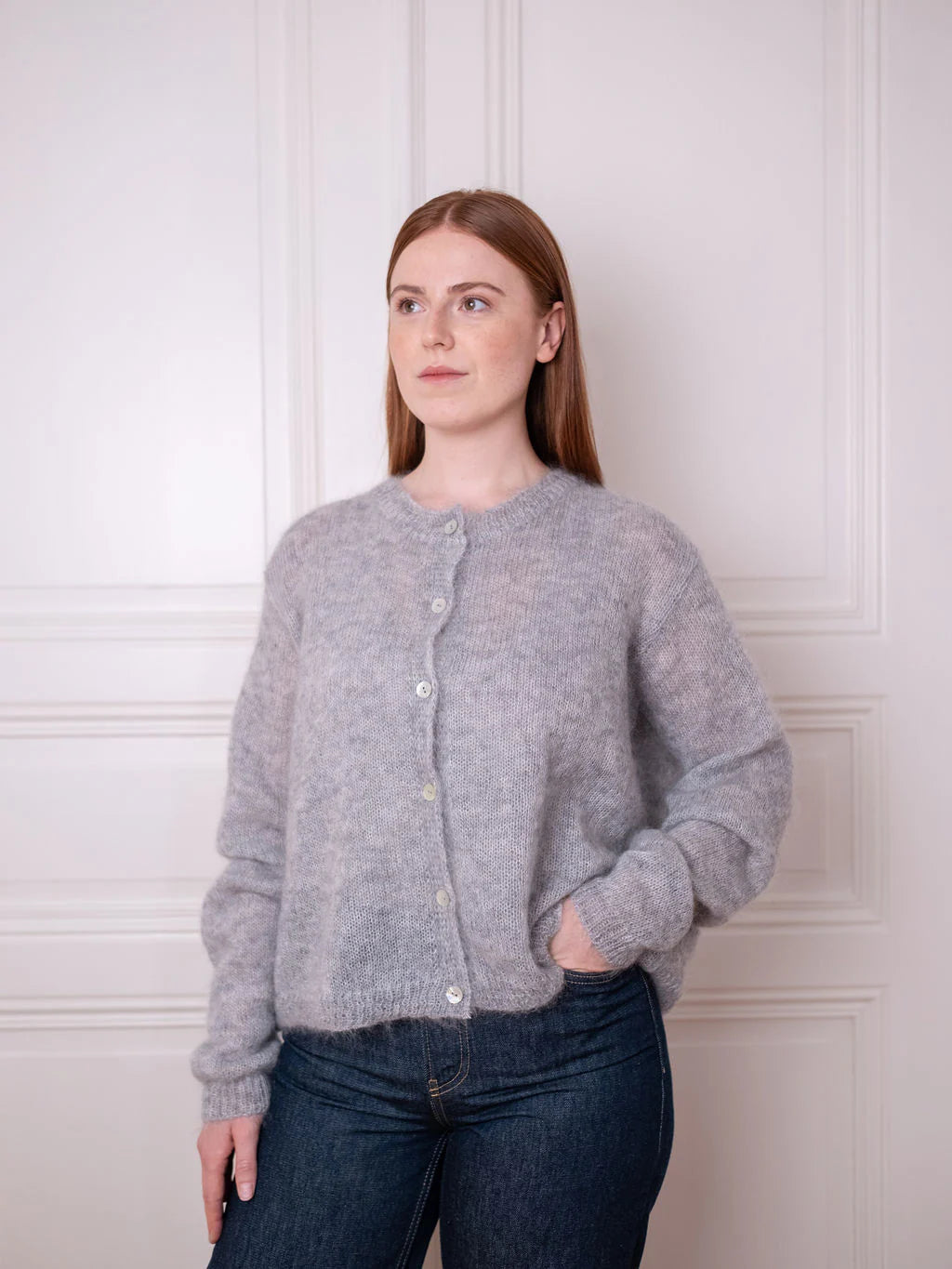 Cardigan O - Grey Day