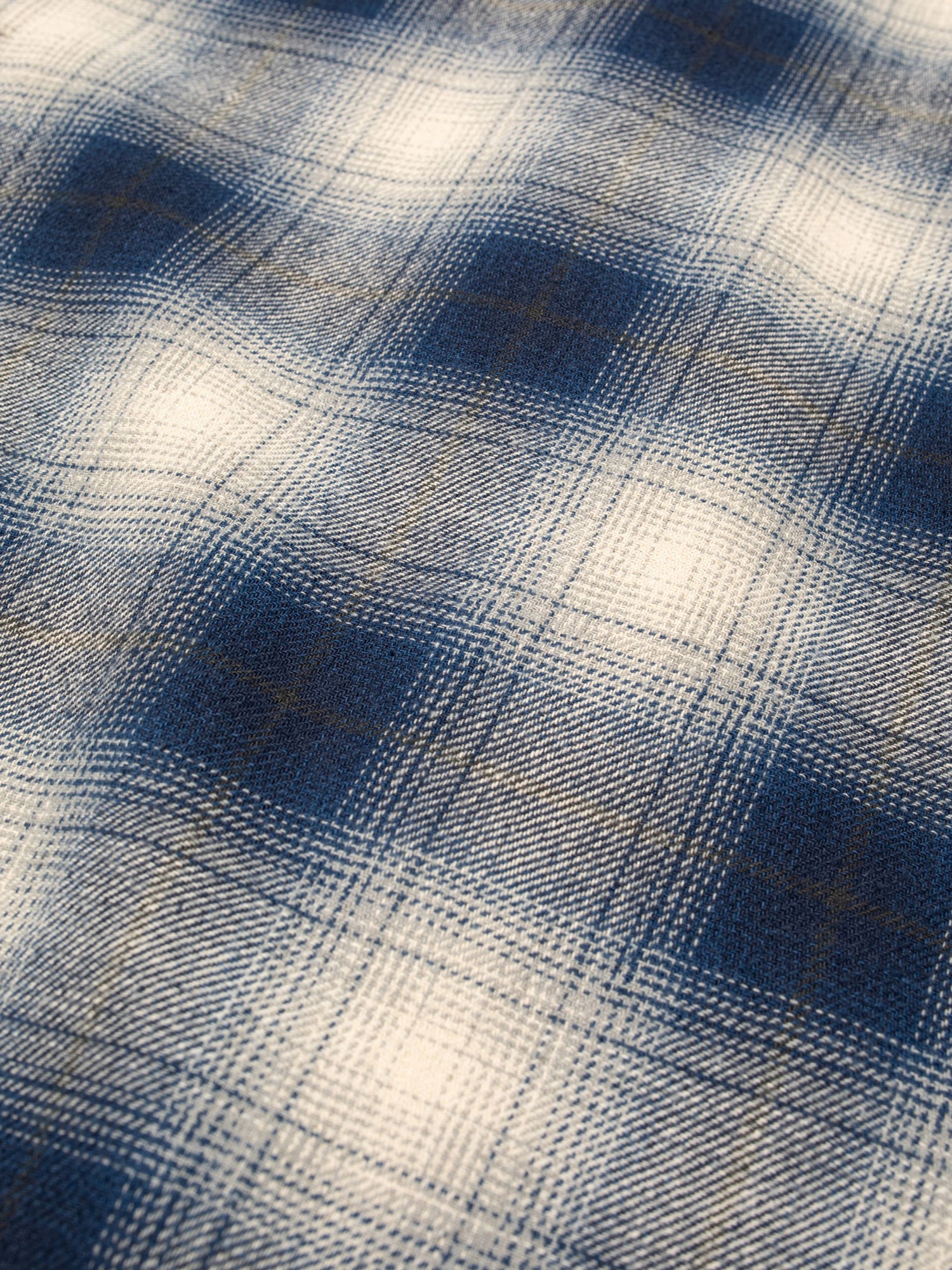 Julian Worker Shirt Checked Blue