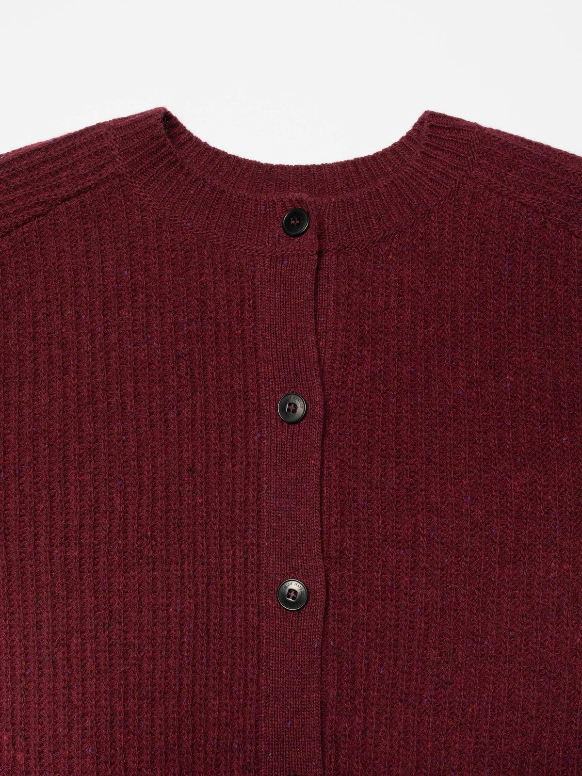 Ellen Cardigan Wool - Burgundy