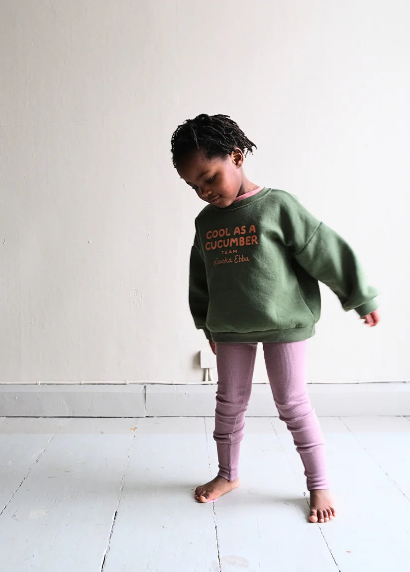 Tistel Leggings Soft Blue