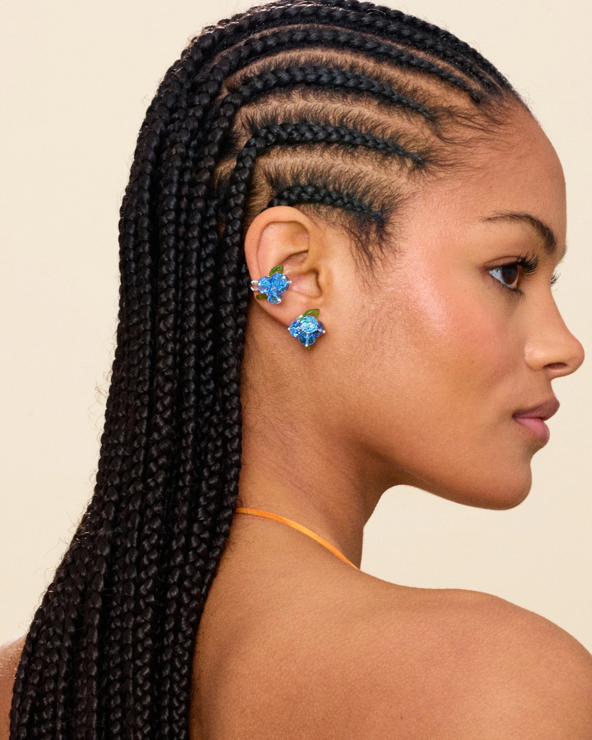 Blueberry Romance Korvakorut - Hopea