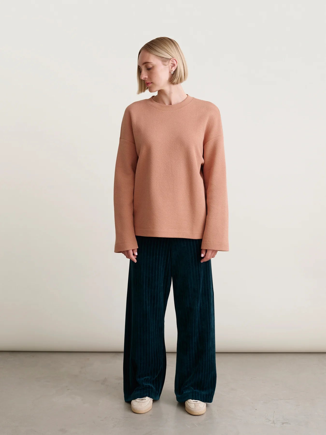 Honeycomb Sweatshirt  - Nougat