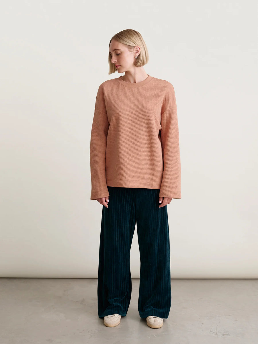 Honeycomb Sweatshirt  - Nougat