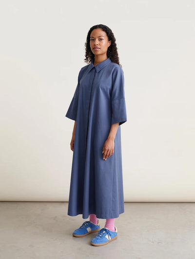 Ellie Twill Dress - Vintage Indigo