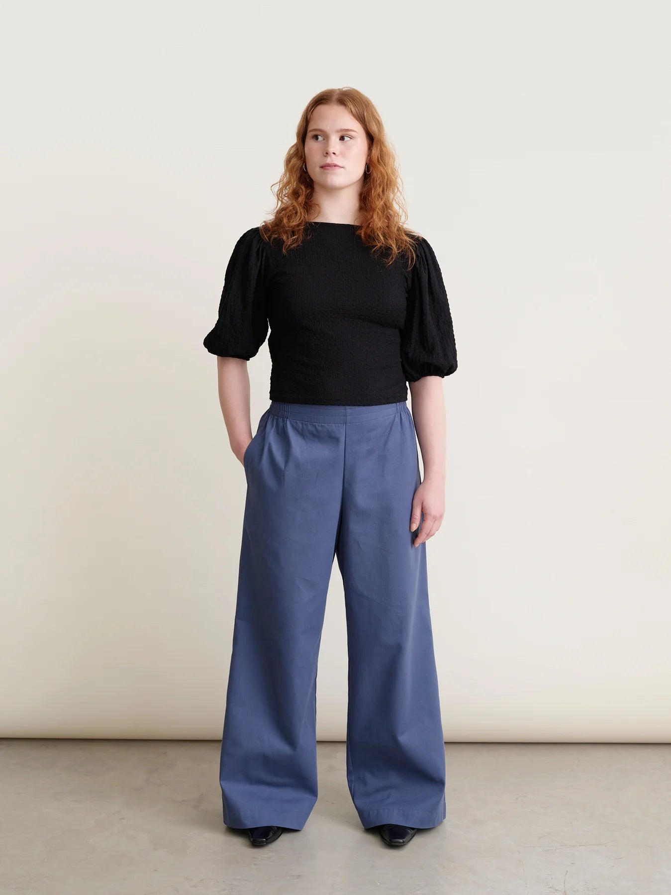 Laila Twill Pants - Vintage Indigo