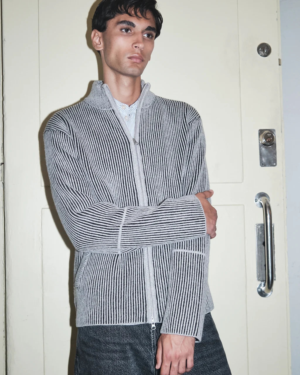 Seven MEN Wool Light Grey