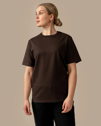 Ajaton T-paita - Tummanruskea