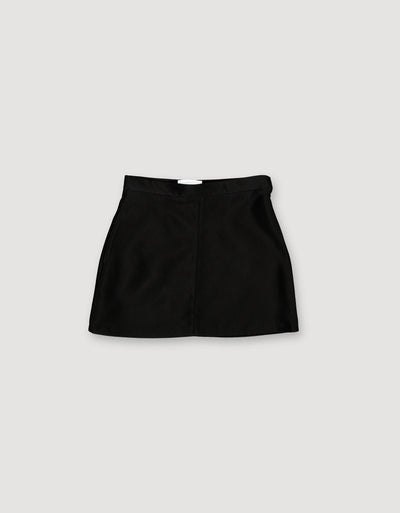 Silk Blend Mini Skirt