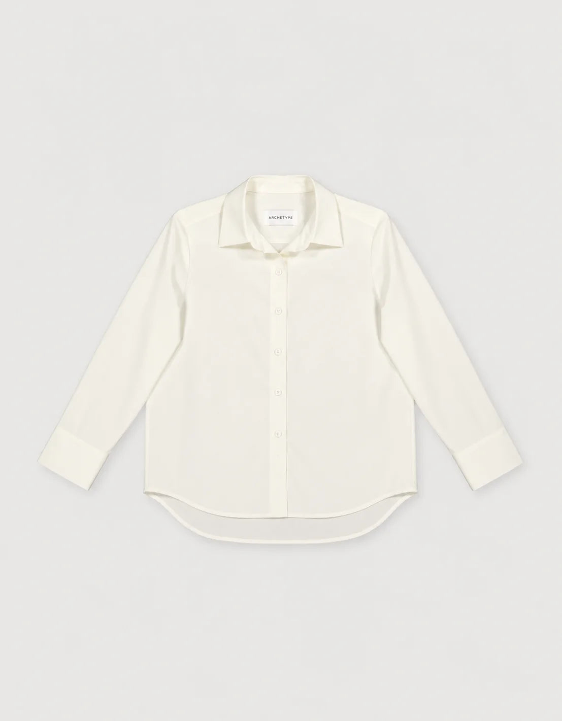 Loose Tailored Shirt Cream