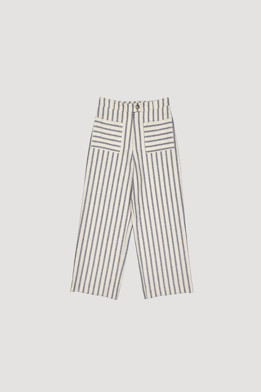 Striped Twill Trousers