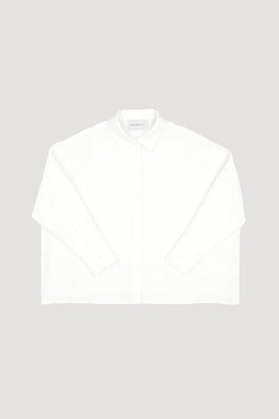 Relaxed Cotton Shirt - White