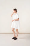 V-neck Mini Dress - White