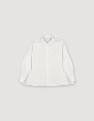 Relaxed Cotton Shirt - White