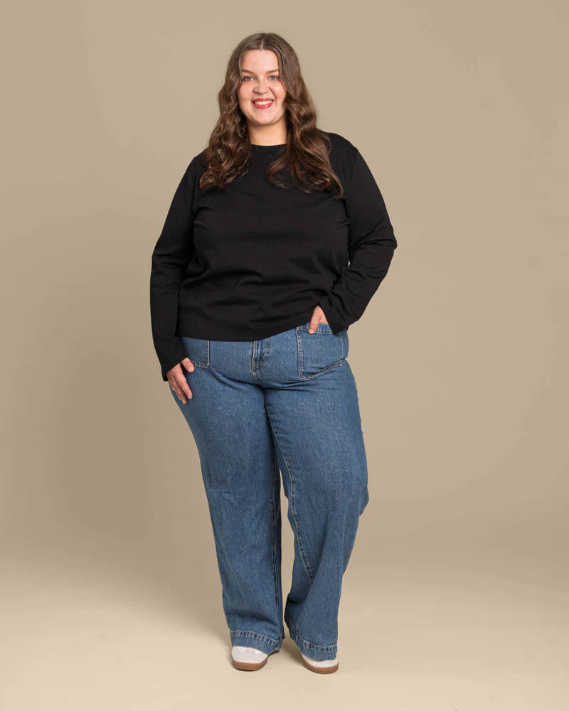 Arki Pitkähihainen T-paita - Musta