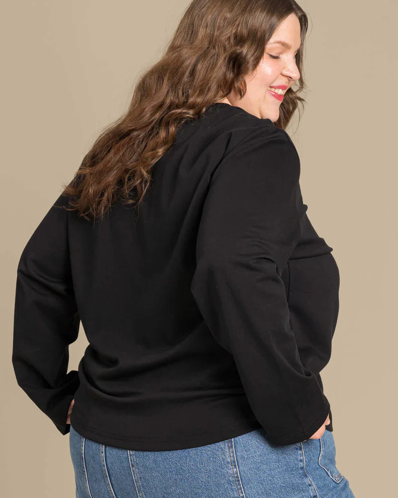 Arki Pitkähihainen T-paita - Musta