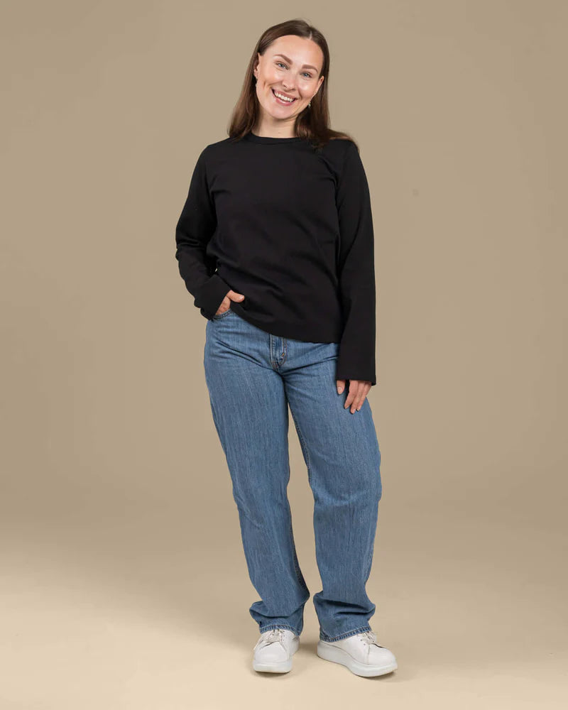 Arki Pitkähihainen T-paita - Musta