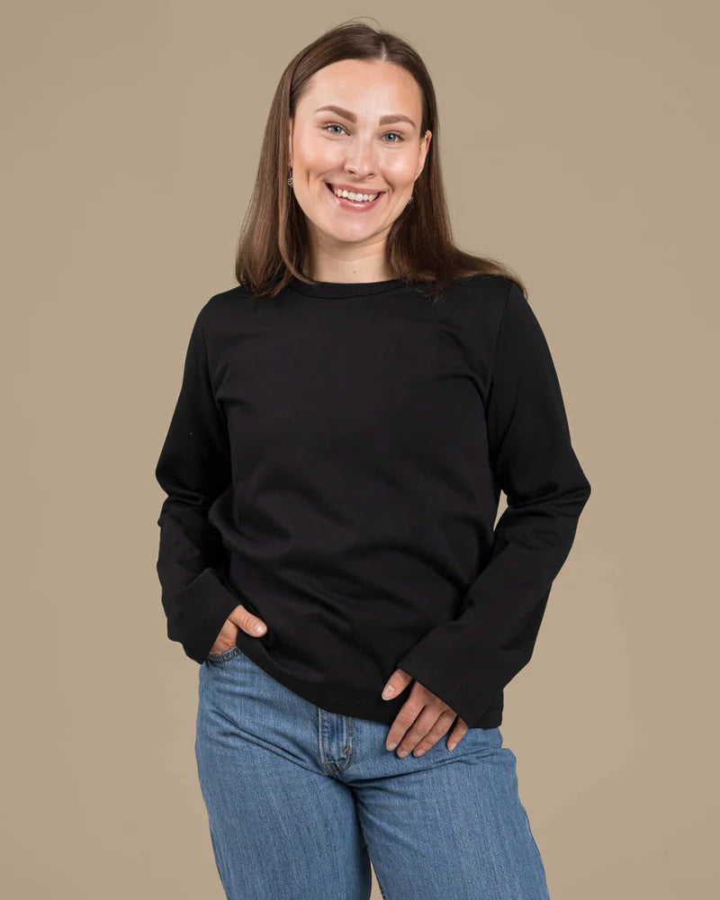 Arki Pitkähihainen T-paita - Musta