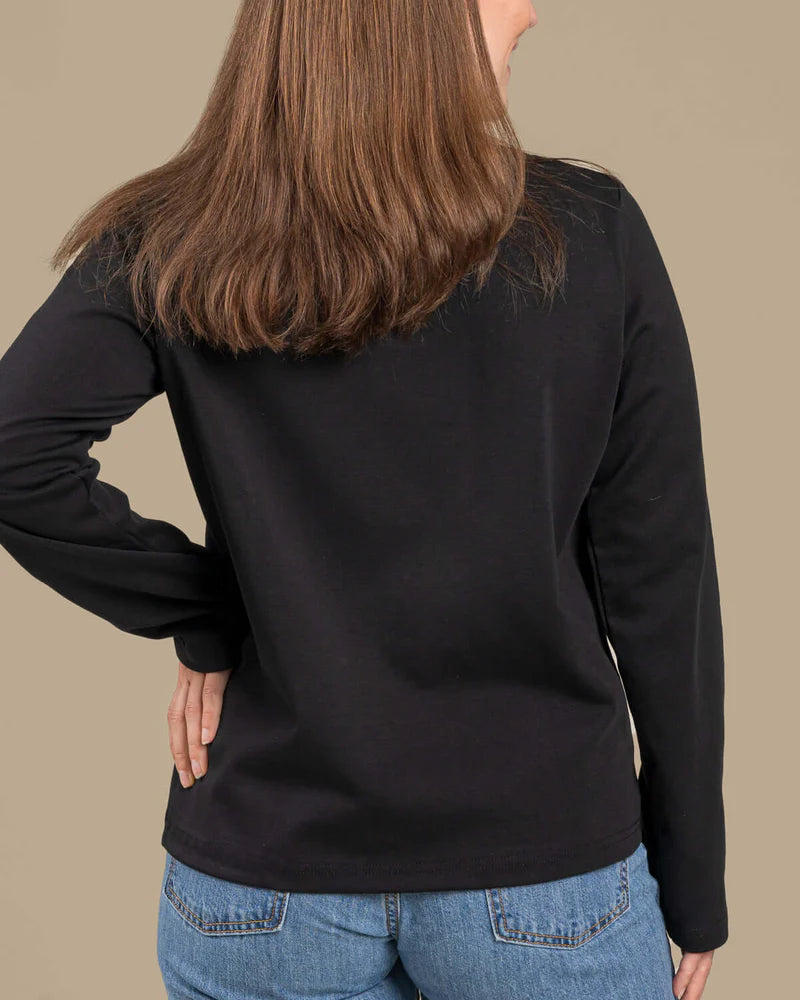 Arki Pitkähihainen T-paita - Musta