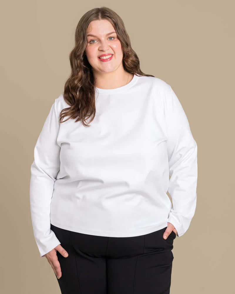 Arki Pitkähihainen T-paita - Valkoinen